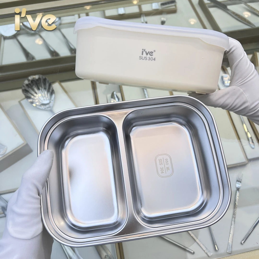 饭盒304不锈钢上班族带饭便当餐盒学生大容量分格可微波新款