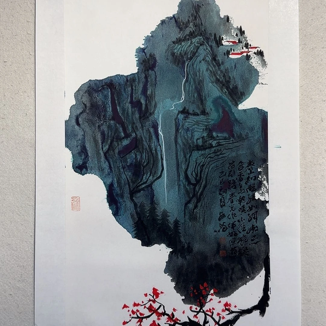 勇***点国画老师精品作品欣赏