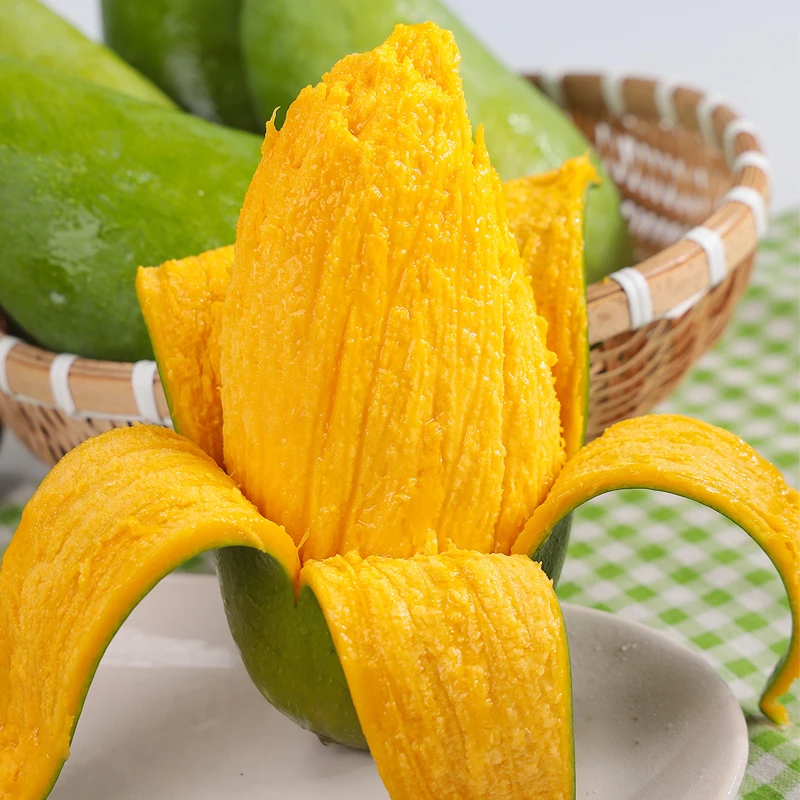 【X正宗大青芒】大青芒新鲜芒果青皮金煌芒大芒果