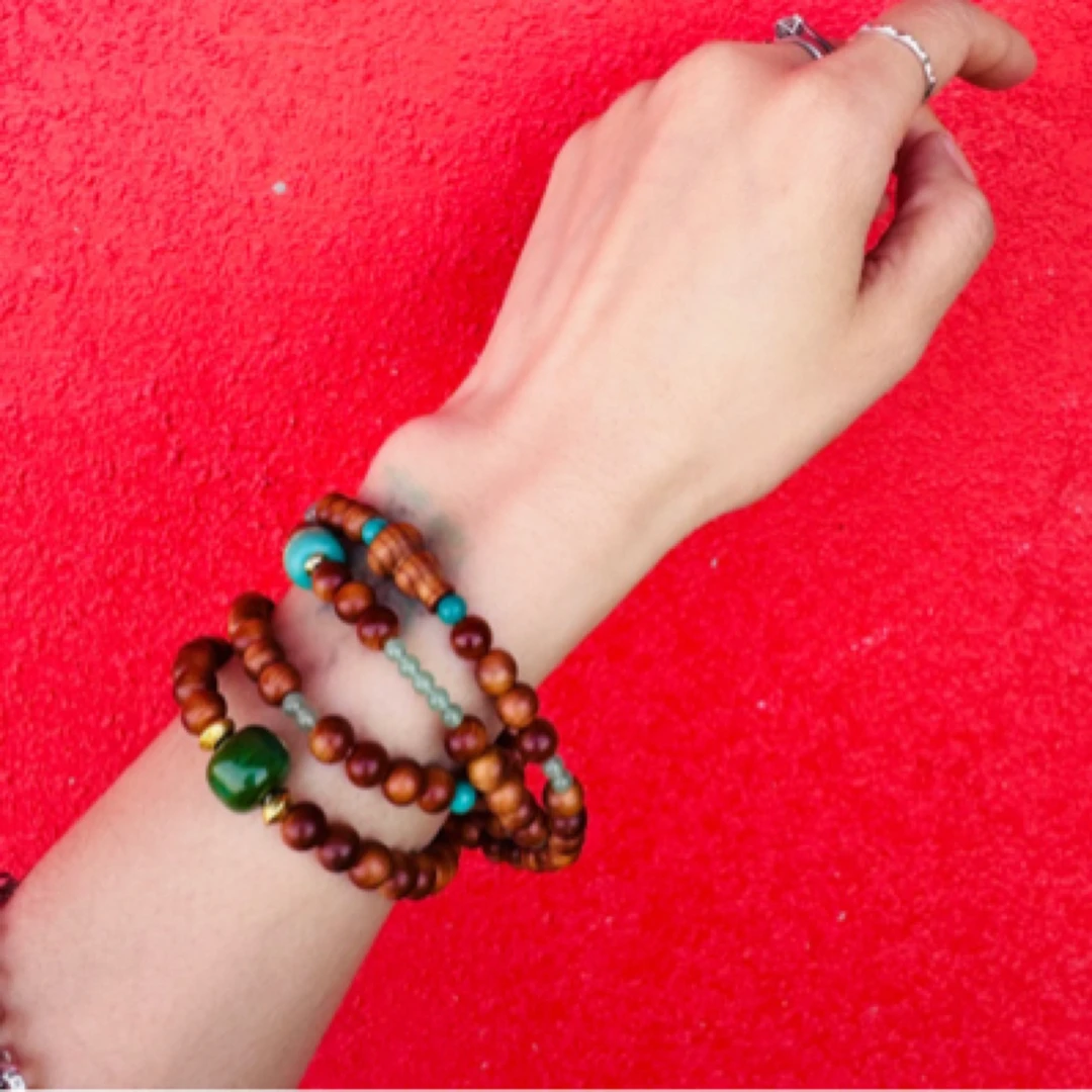 【念珠】崖柏念珠108颗【開開開】