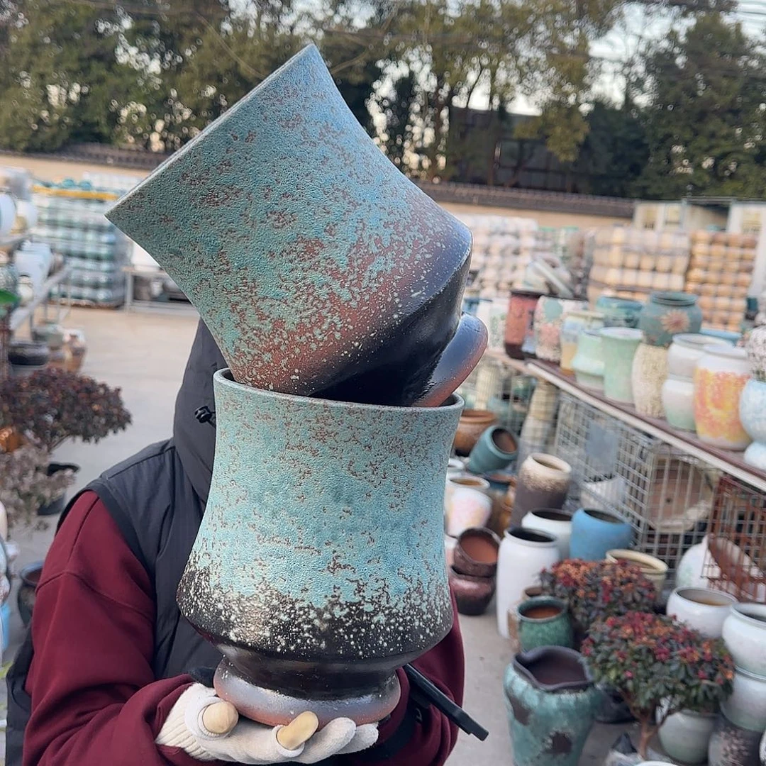 王嫂花盆1226-167高24口19