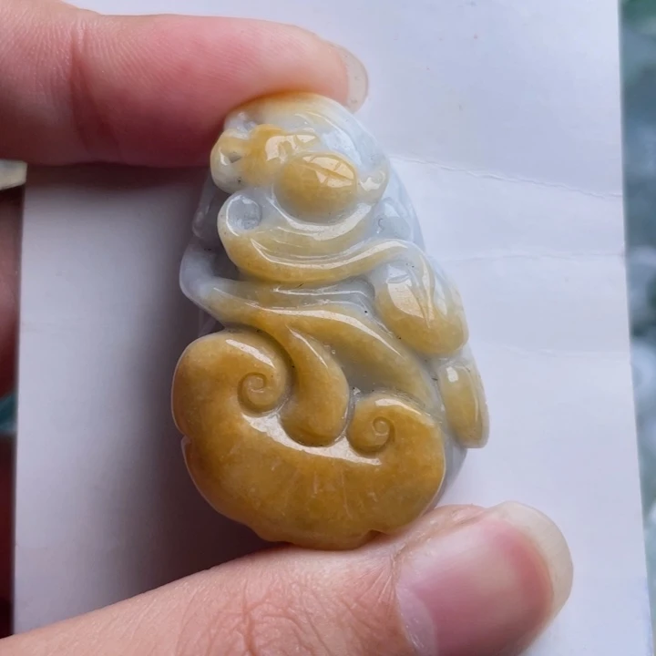 翡翠未镶嵌吊坠(不含链)翡翠