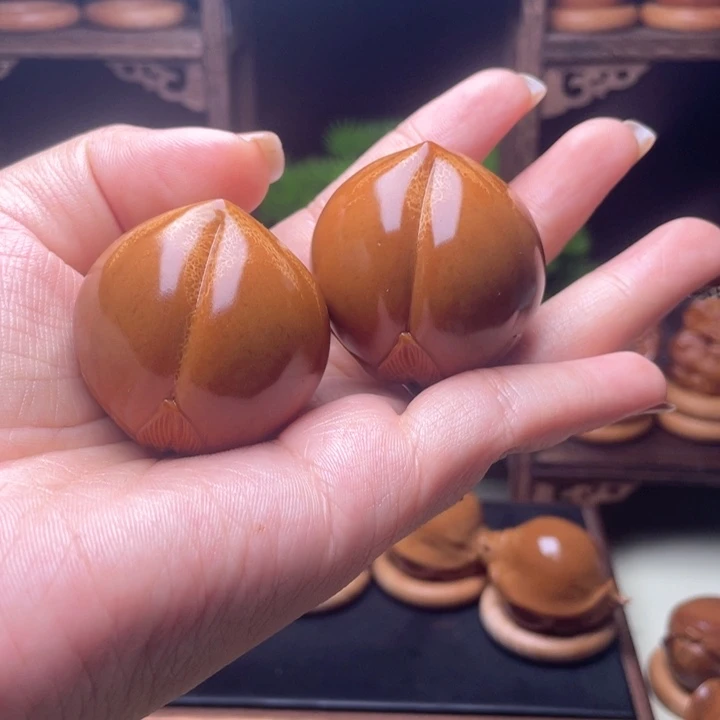 吊坠橄榄核寿桃手球3.5