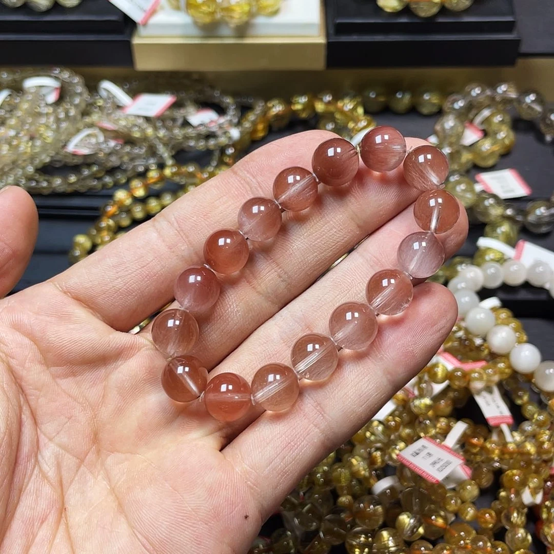 水晶手链未镶嵌兔毛