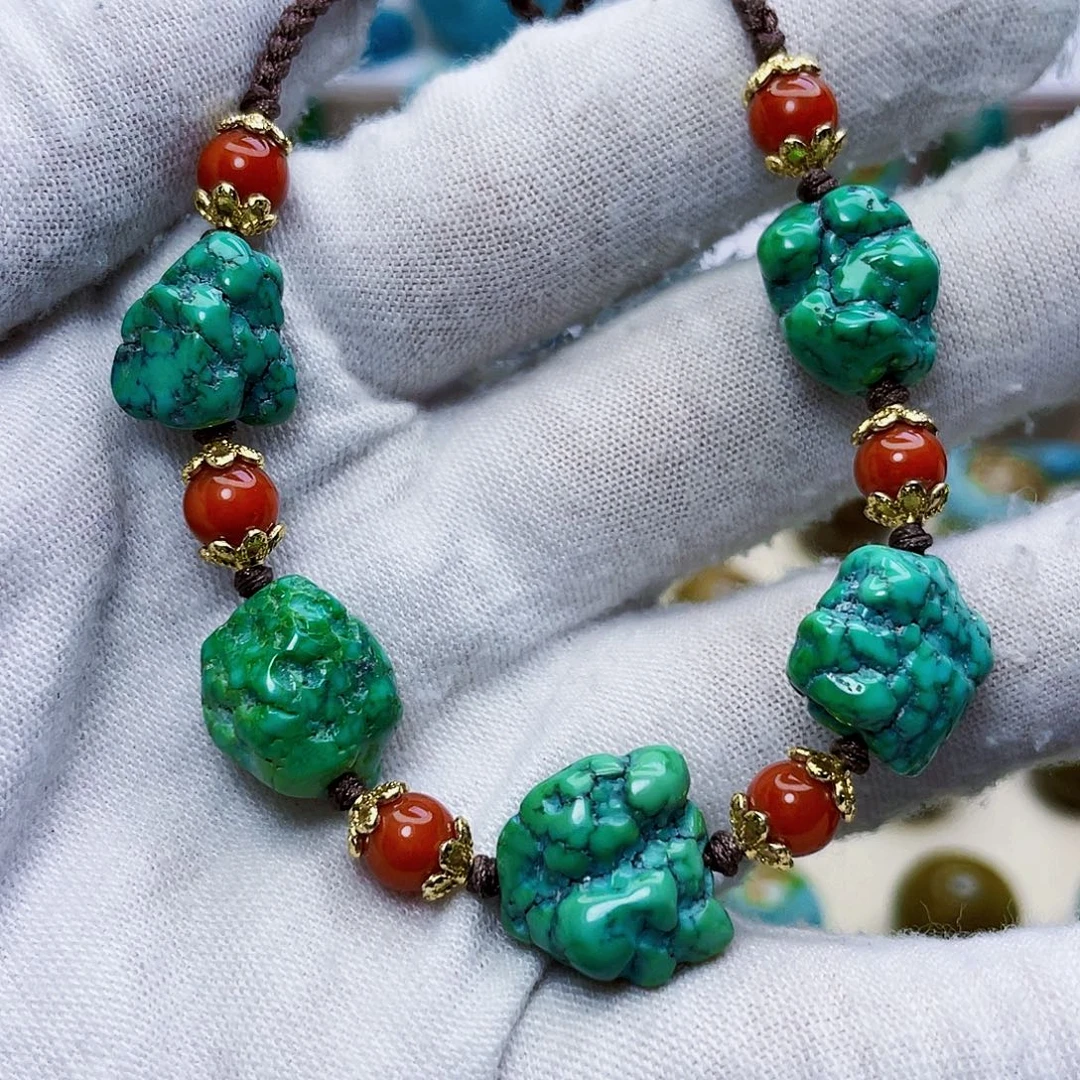 绿松石未镶嵌饰品