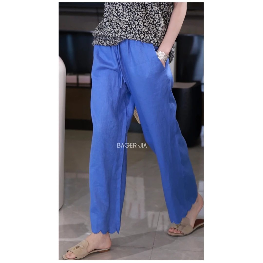 18-宝儿家含幂BC88825205夏季款舒适透气肤感好绣花工艺个性裤子