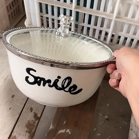 微瑕，不能明火口径21高度10，带玻璃盖