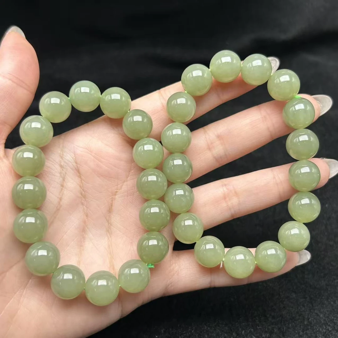 【玉经纶】210245/HQ108-和田玉手串-多样性发其一