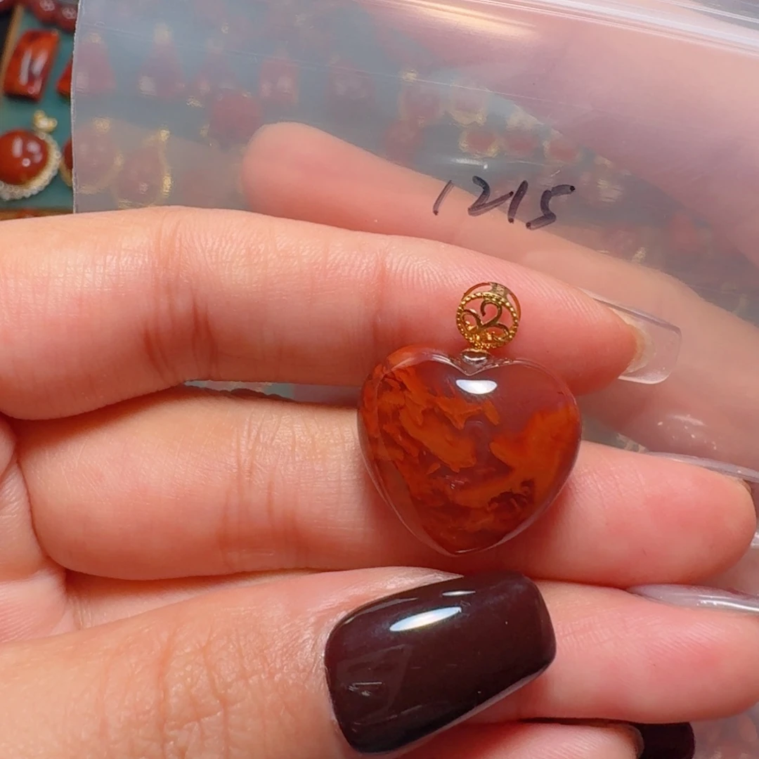 南红玛瑙6+南红18K金镶嵌