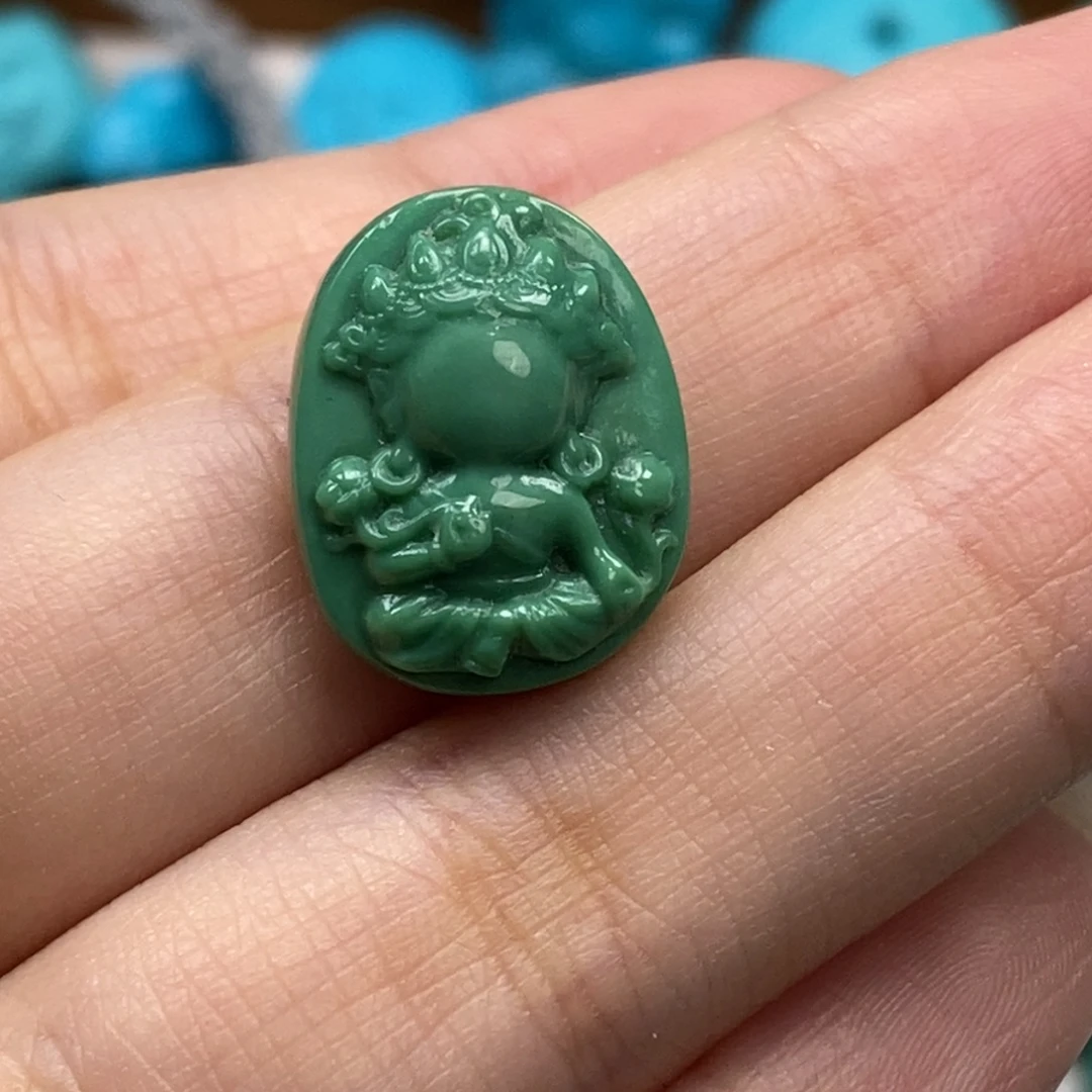 快***妖未镶嵌绿松石颈饰