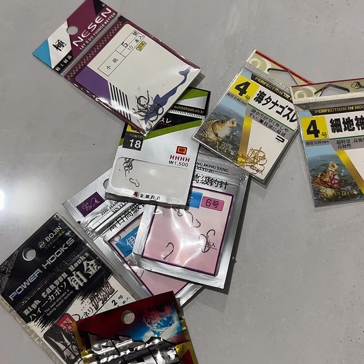 随机发30包散钩子各种钩型