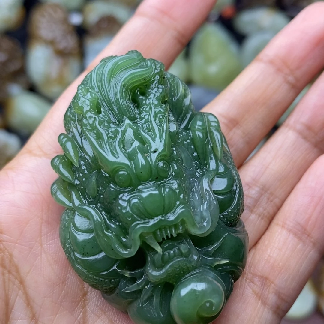 项链未镶嵌和田玉（糖玉）
