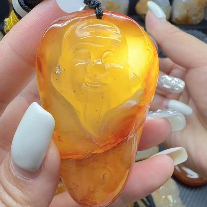 玛瑙/玉髓未镶嵌手把件