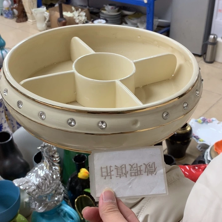 摆件微瑕陶瓷介意勿拍