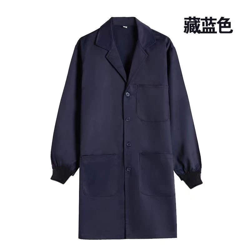 迷彩大褂春秋男劳保服宽松蓝大褂透气耐磨防尘服女围裙长袖罩衣