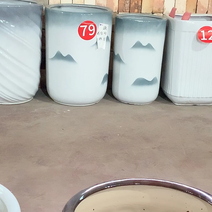 山水笔筒一套默认微瑕套二