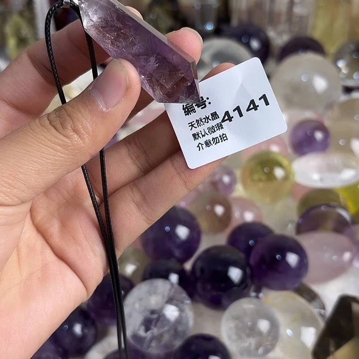 金***哥水晶颈饰未镶嵌吊坠