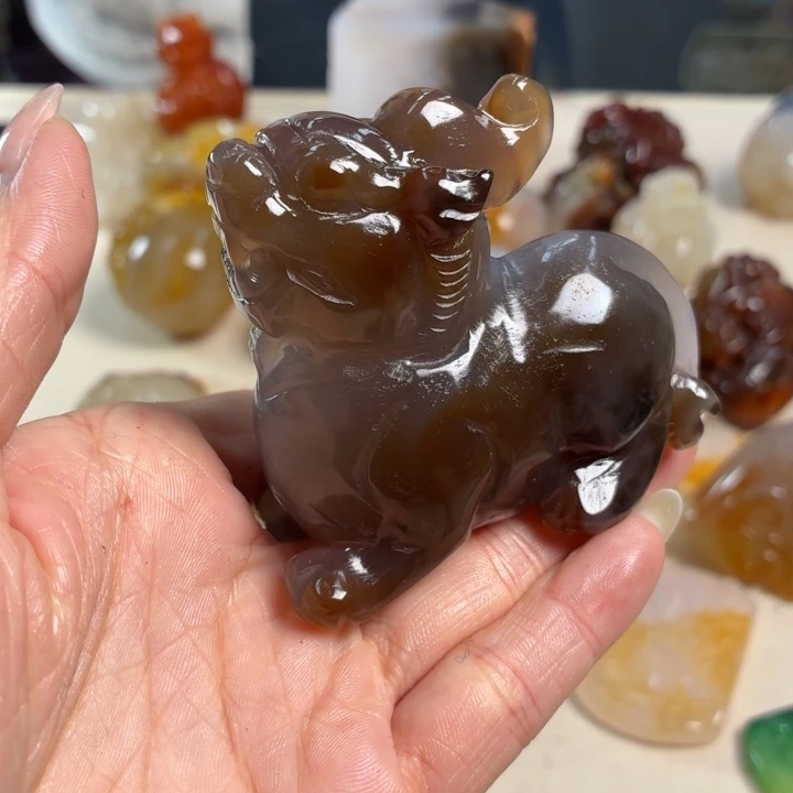 玛瑙/玉髓未镶嵌吊坠(不含链)