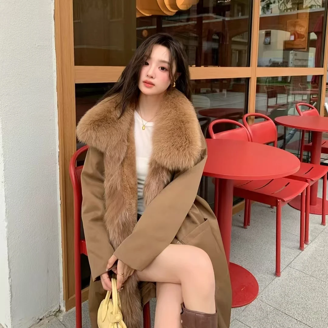 冬天装可拆卸派克服外套