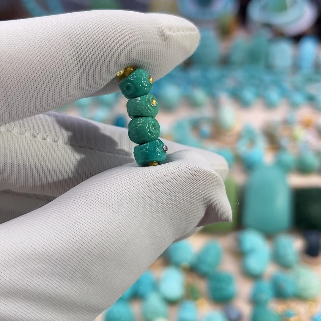 绿松石珠宝奇石未镶嵌