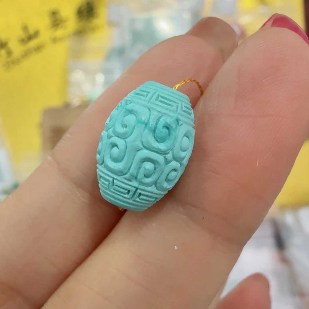 未镶嵌绿松石珠宝奇石