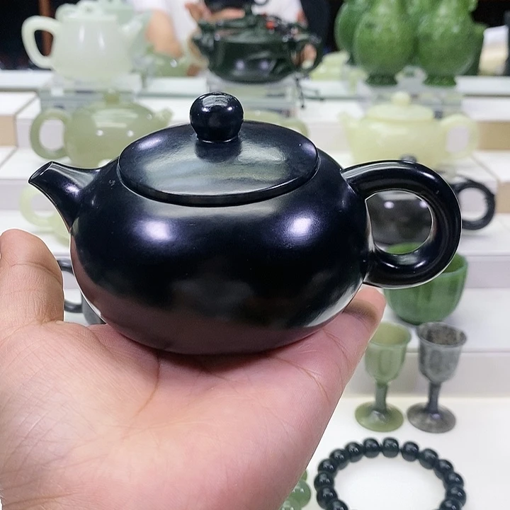 未镶嵌和田玉挂件茶壶