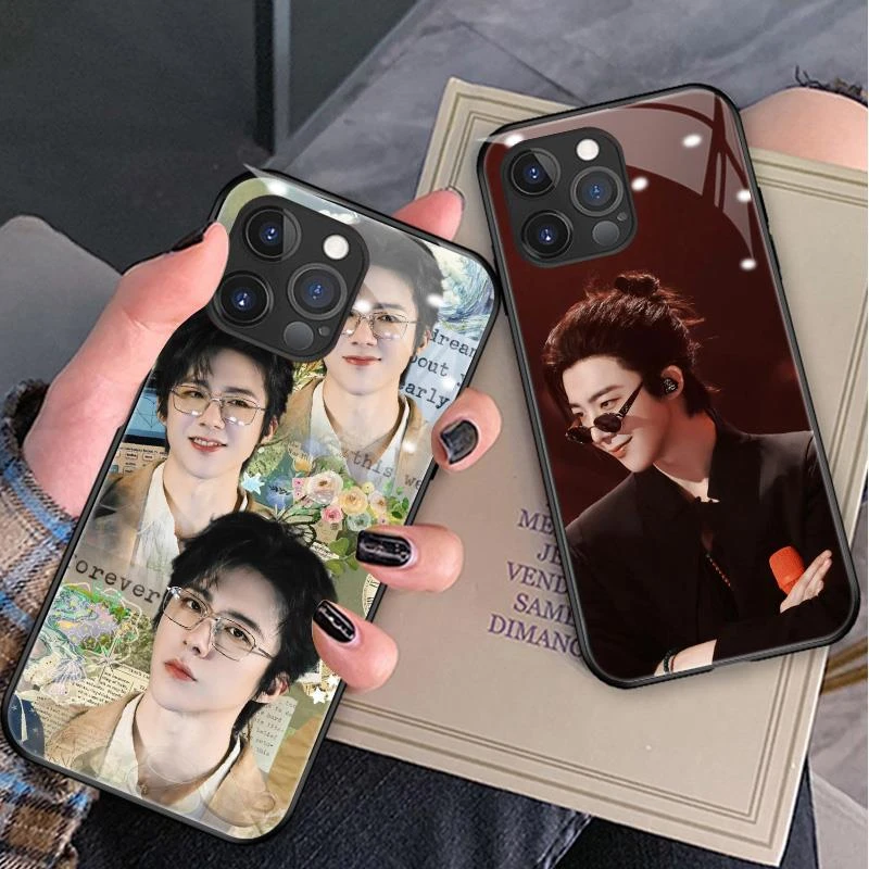 适用刘宇宁手机保护壳个性华为mate50玻璃壳iPhone16promax手机壳
