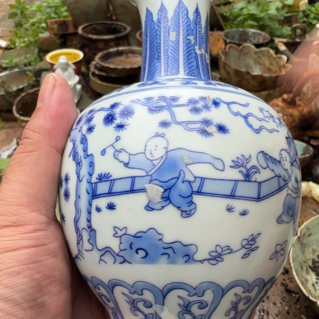 鸿***照摆件瓷器工艺美术作品