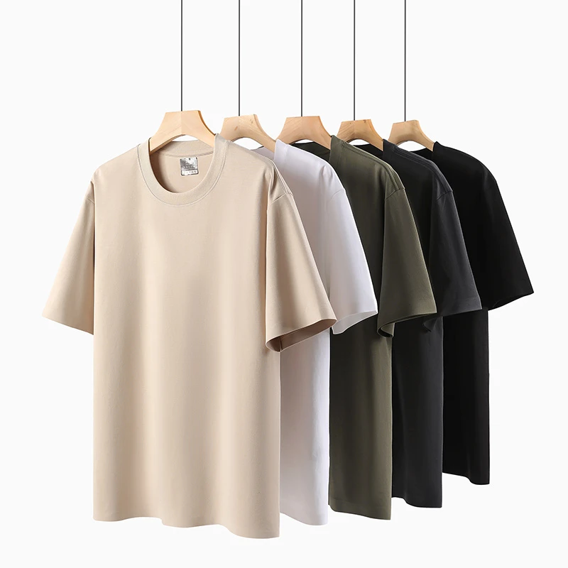 高端罗马棉无痕防紫外线7A液氨科技夏季新款舒适T恤男女上衣8355