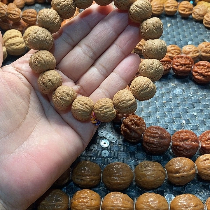 我***乖手串文玩核桃磨盘