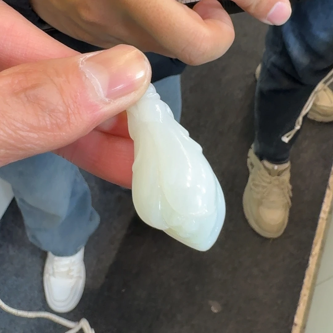 和田玉玉兰花未镶嵌121李乐