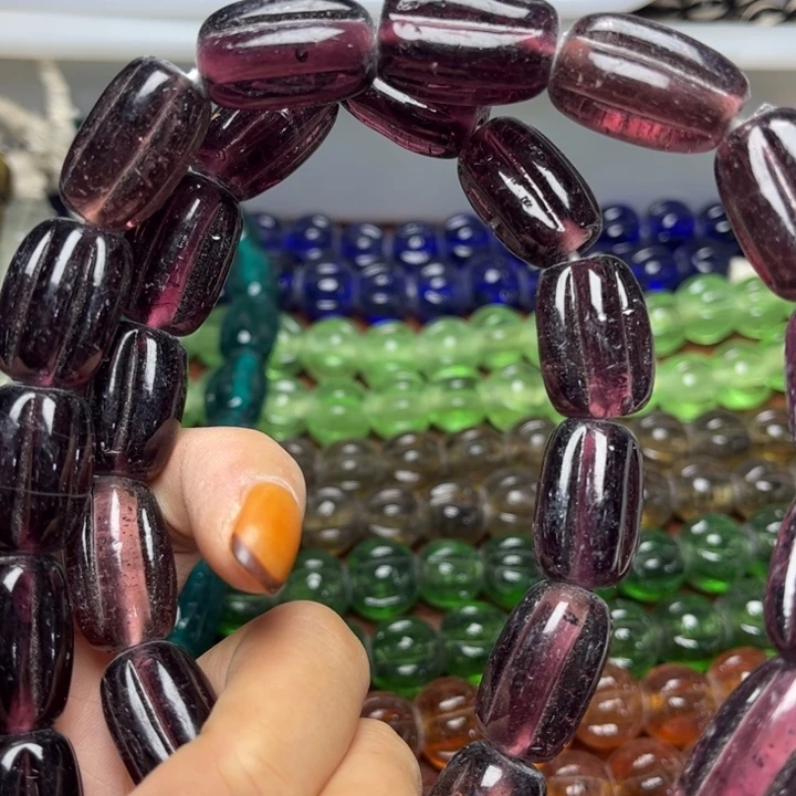 琉璃颈饰4155琉璃一条