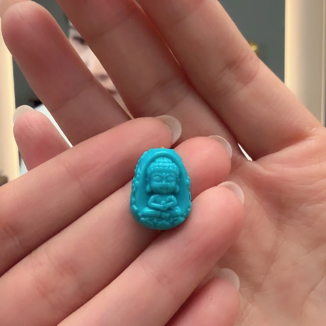 绿松石未镶嵌颈饰