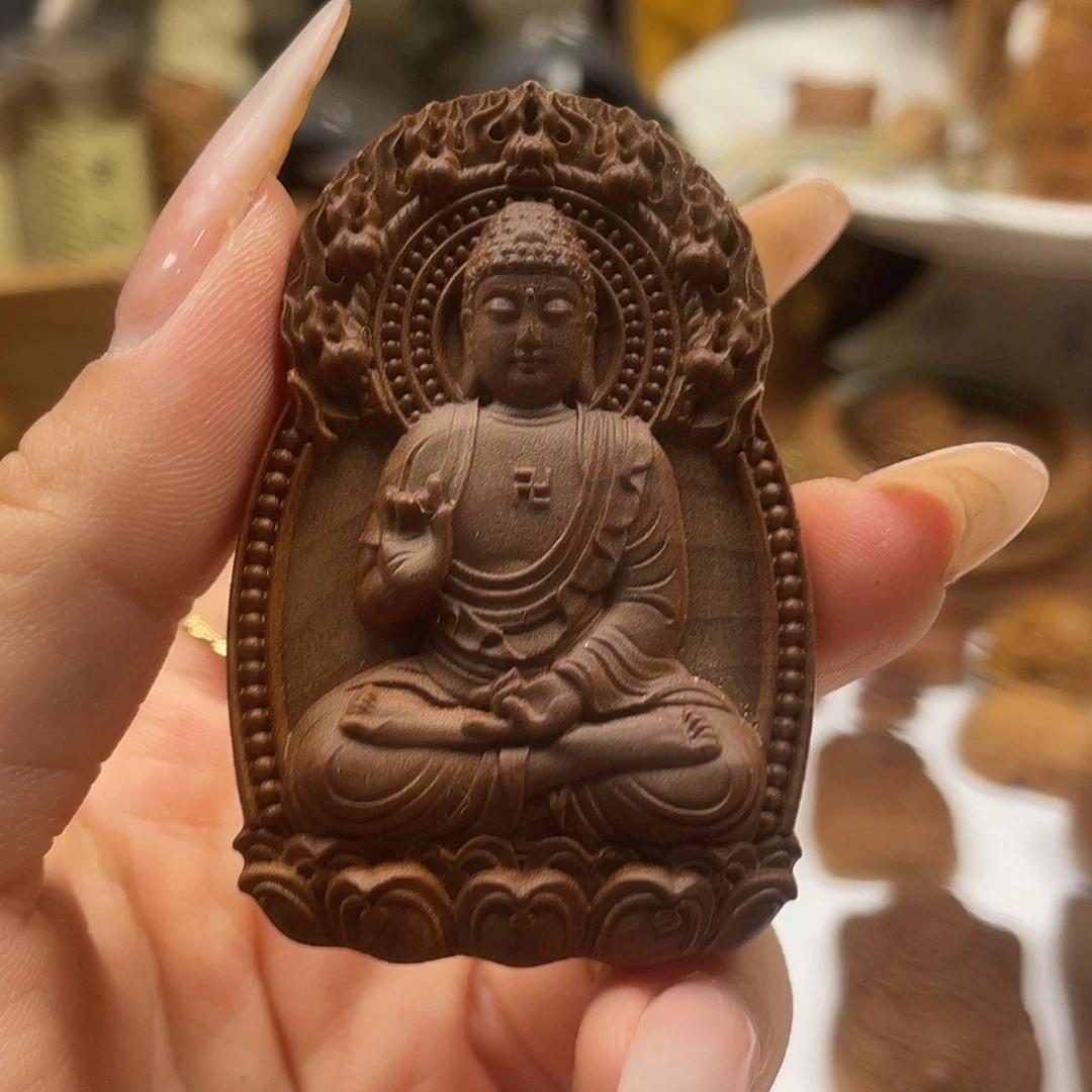 檀香木阿弥陀佛老山檀香