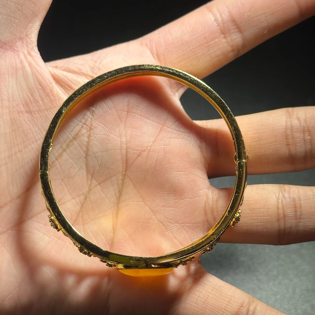 【三弟推荐】天然蜜蜡创意款手镯（多样性发其一）-20715