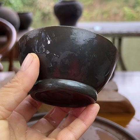 戬谷龙窑柴烧茶杯10