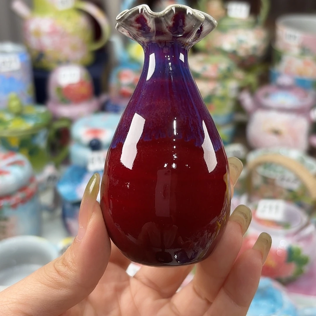 景德镇手绘高温釉下彩陶瓷茶具