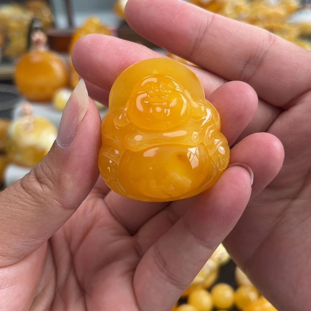 蜜蜡珠宝奇石未镶嵌羽*