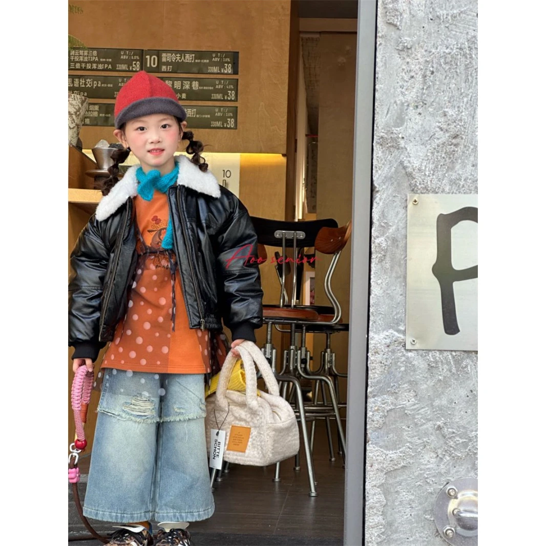 Aoo·25冬~童装卡通针织两件套25D58036（汉服）