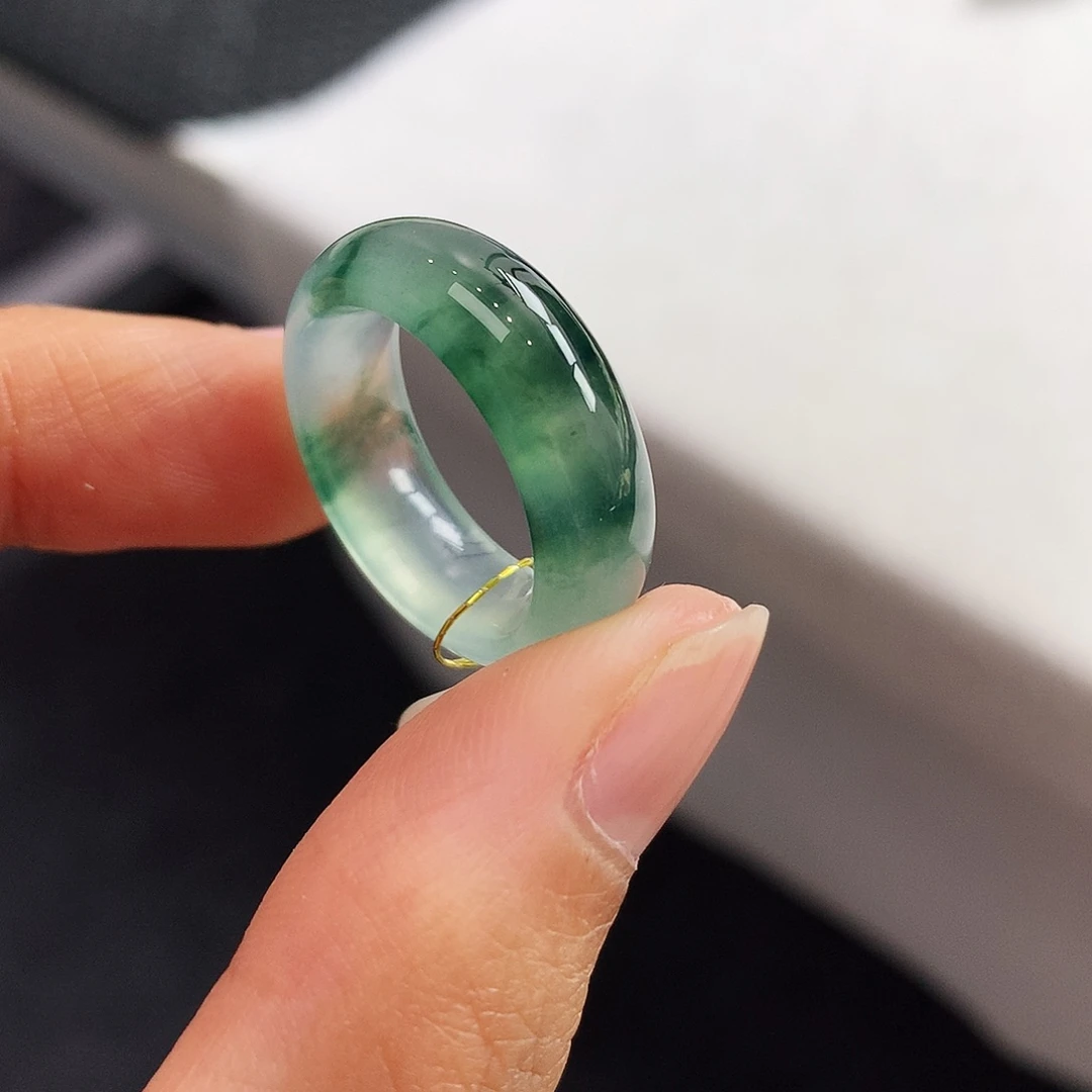 ****宝翡翠未镶嵌戒指12号