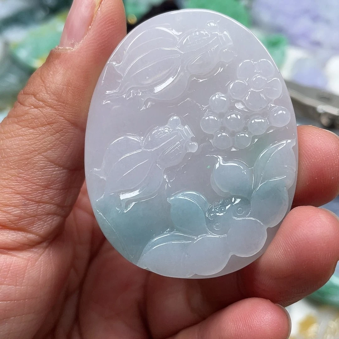 颈饰未镶嵌翡翠翡玉缘翡翠