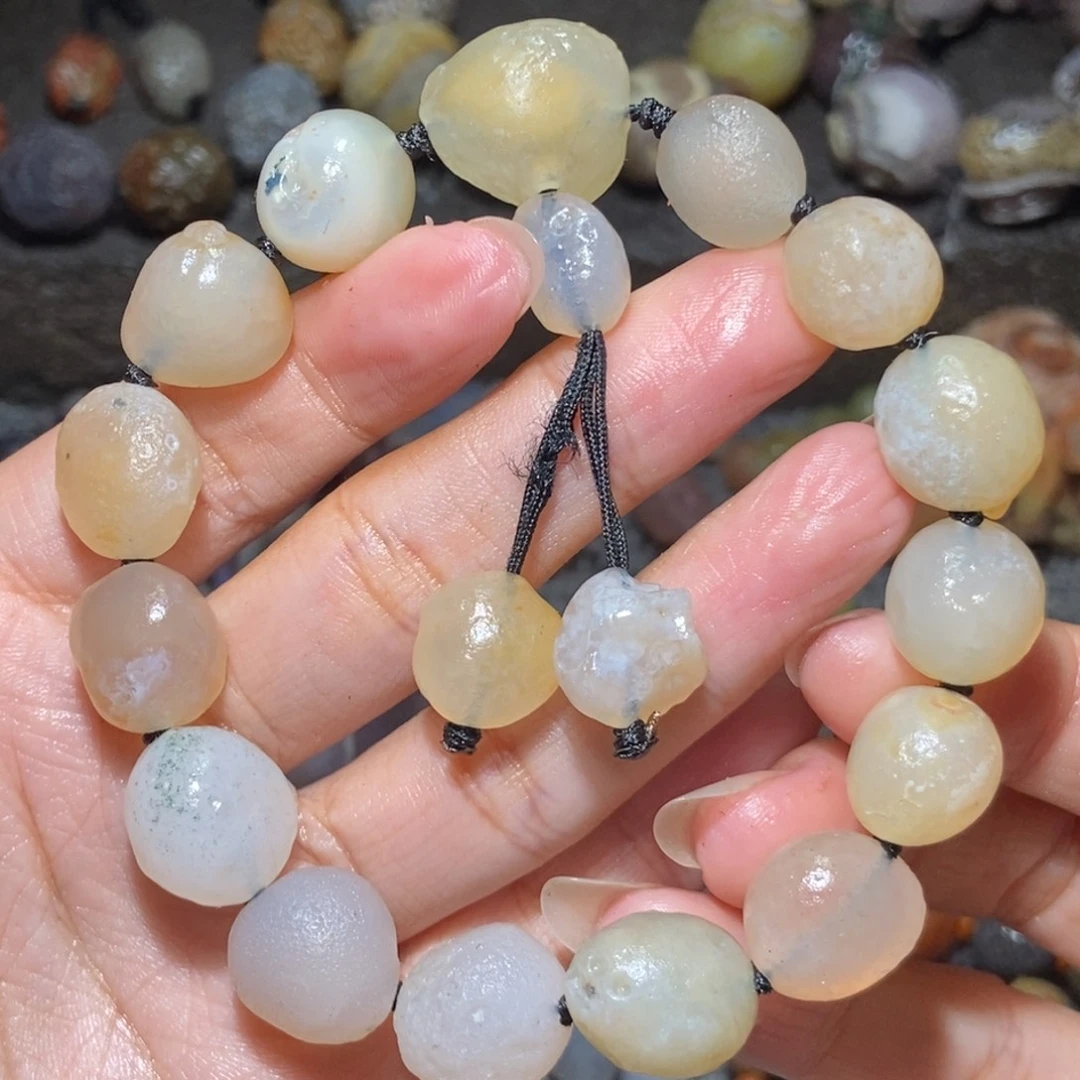 未镶嵌玛瑙/玉髓珠宝半成品