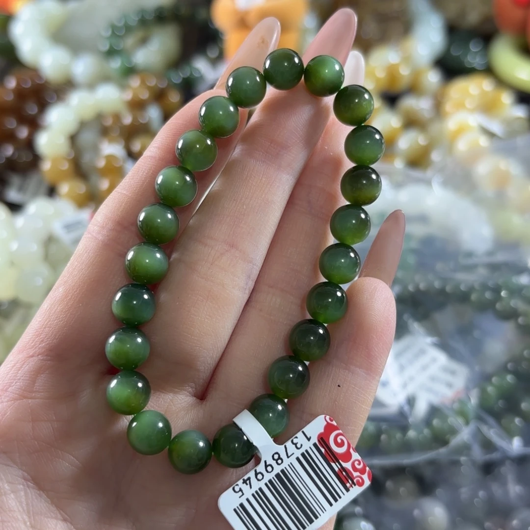 和田玉未镶嵌手链82