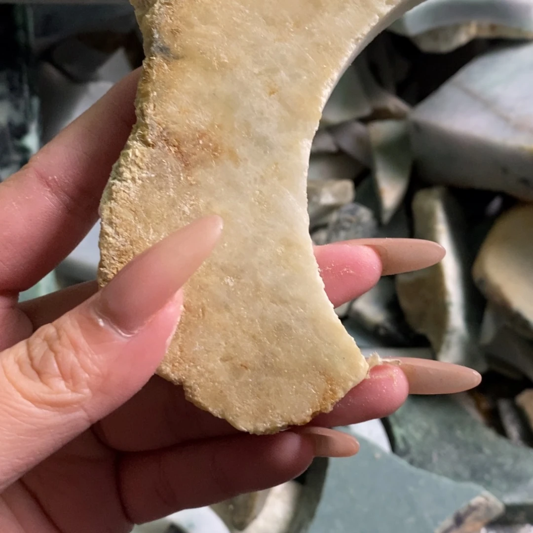 颈饰未镶嵌翡翠天然翡翠