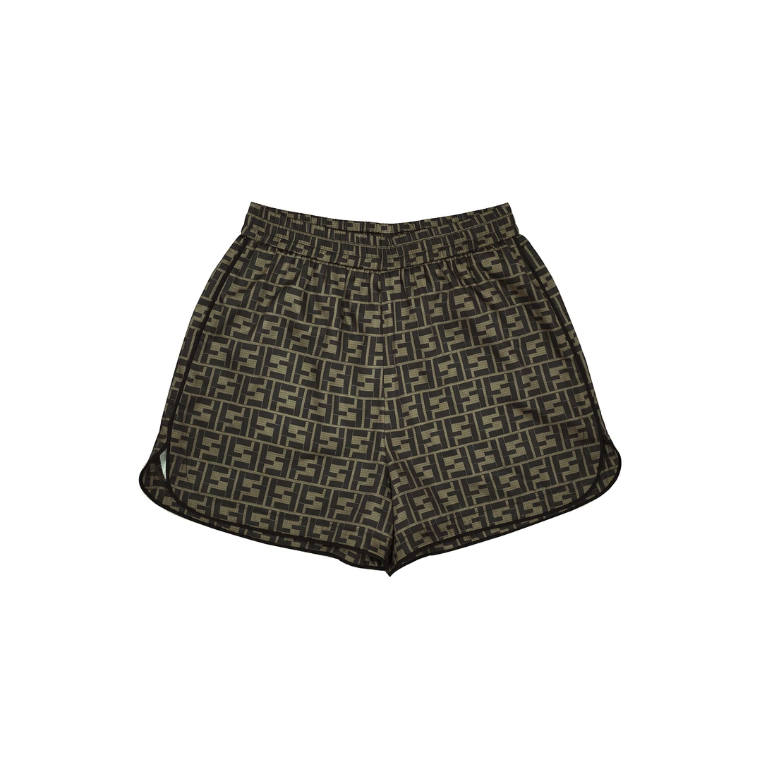 朗尼芬迪新款女生酷帅字母印花日常通勤清凉短裤73F9683325