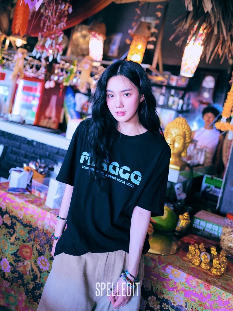 Spelledit 25夏季幻影字母t恤（n0退）