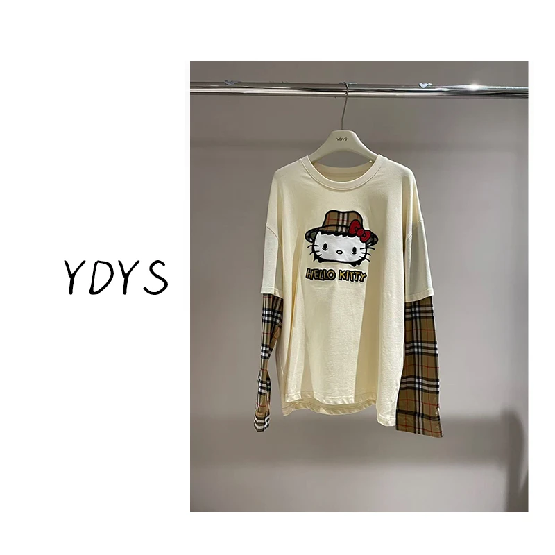 【YDYS】25K00783 2025新款时尚气质小众T恤