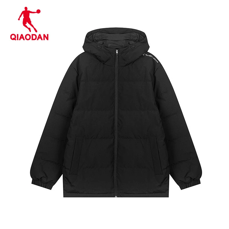 【75%绒子含量-鸭绒】乔丹官方运动羽绒服男士冬季新款连帽保暖外套
