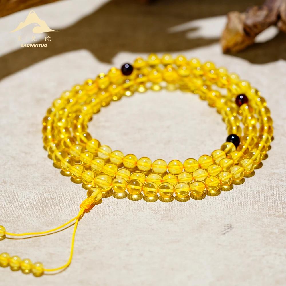 宝梵陀金珀项链【扣肉推荐】5621