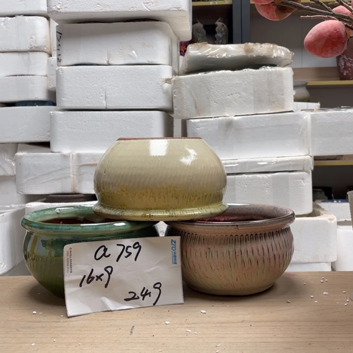 粗陶多肉花盆微瑕759